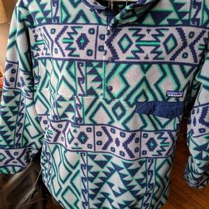 Large Patagonia Fleece Synchilla Snap